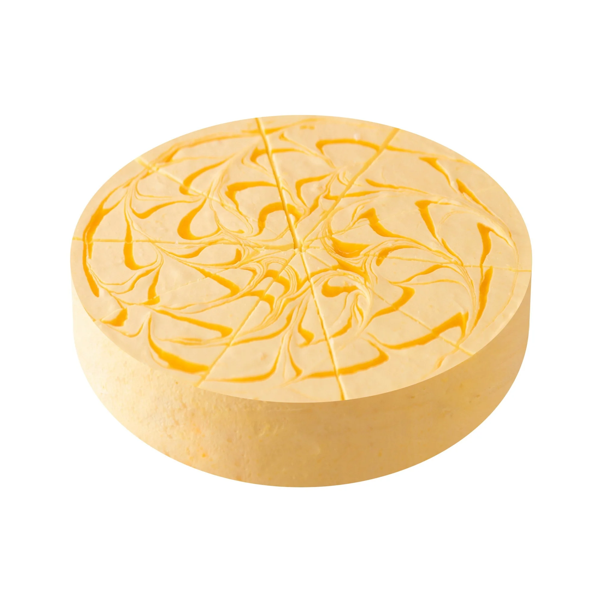 High quality full range 7-inch Mango Mousse Cake Yogurt mango Dim sum Snack Frozen cake Cute dessertsCute dessertsLunch