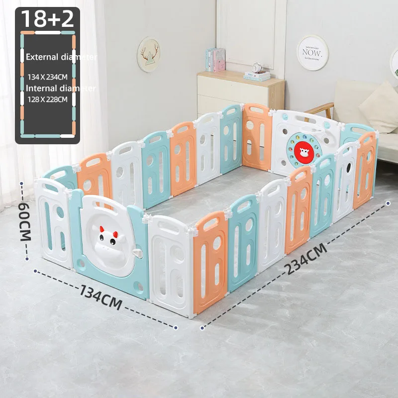 Plastic Baby Fence Folding Playpen for Baby Fence