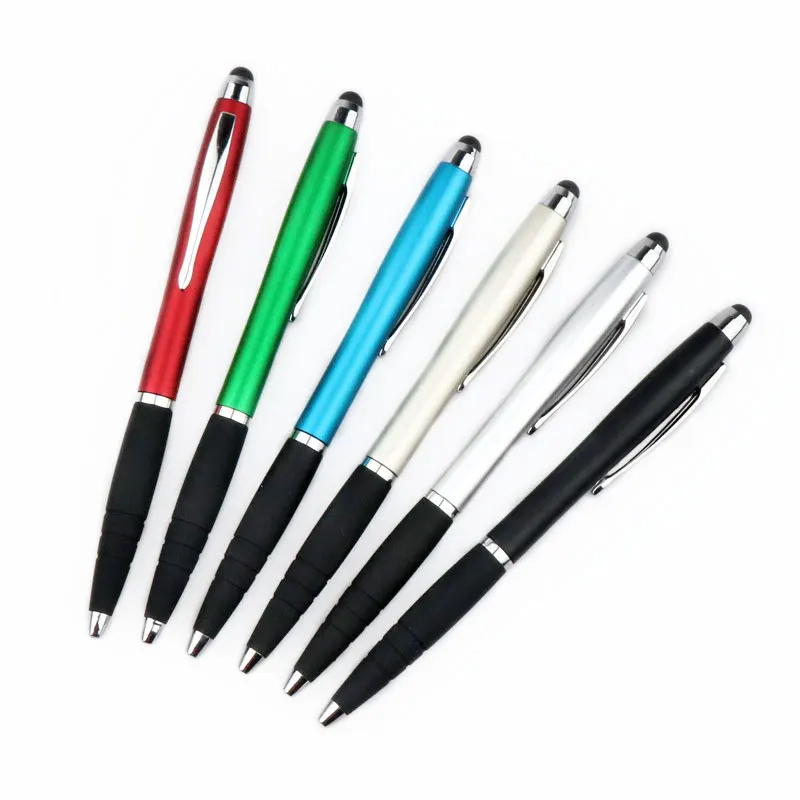 Рекламная активная ручка BECOL разноцветная пластиковая шариковая с логотипом для