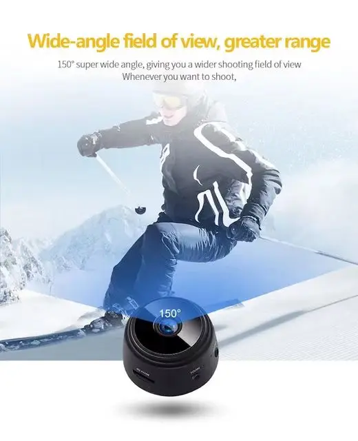 A9 camera HD 1080p infrared night vision wireless wifi magnetic suction small motion camera a9 camera