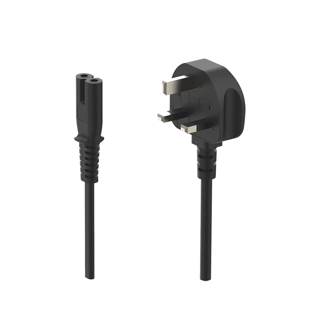 UK 2 Pin Power Cable IEC320 C7 BS 1363 Kettle Lead Power Cord Compatible with PS4 PS3 PS5