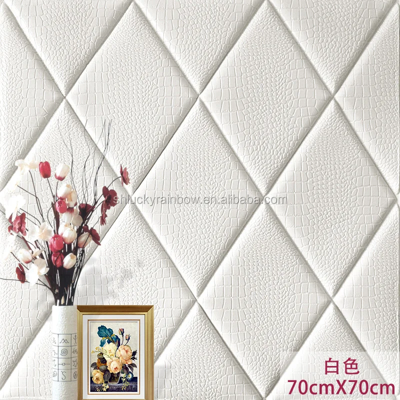 3D XPE foam wallpaper fancy wall paper Keep warm wall brick soft foam
