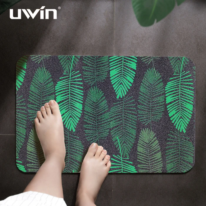 UWIN 2022 новый дизайн с присосками Коврик для ванны из кварцевого