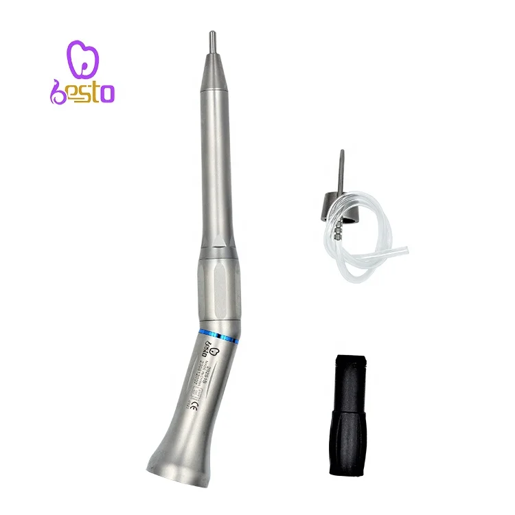 Dental 20 Degree Surgery Straight Handpiece Dental Low Speed Implant Handpiece Stainless Steel Body Dentistry Equipment