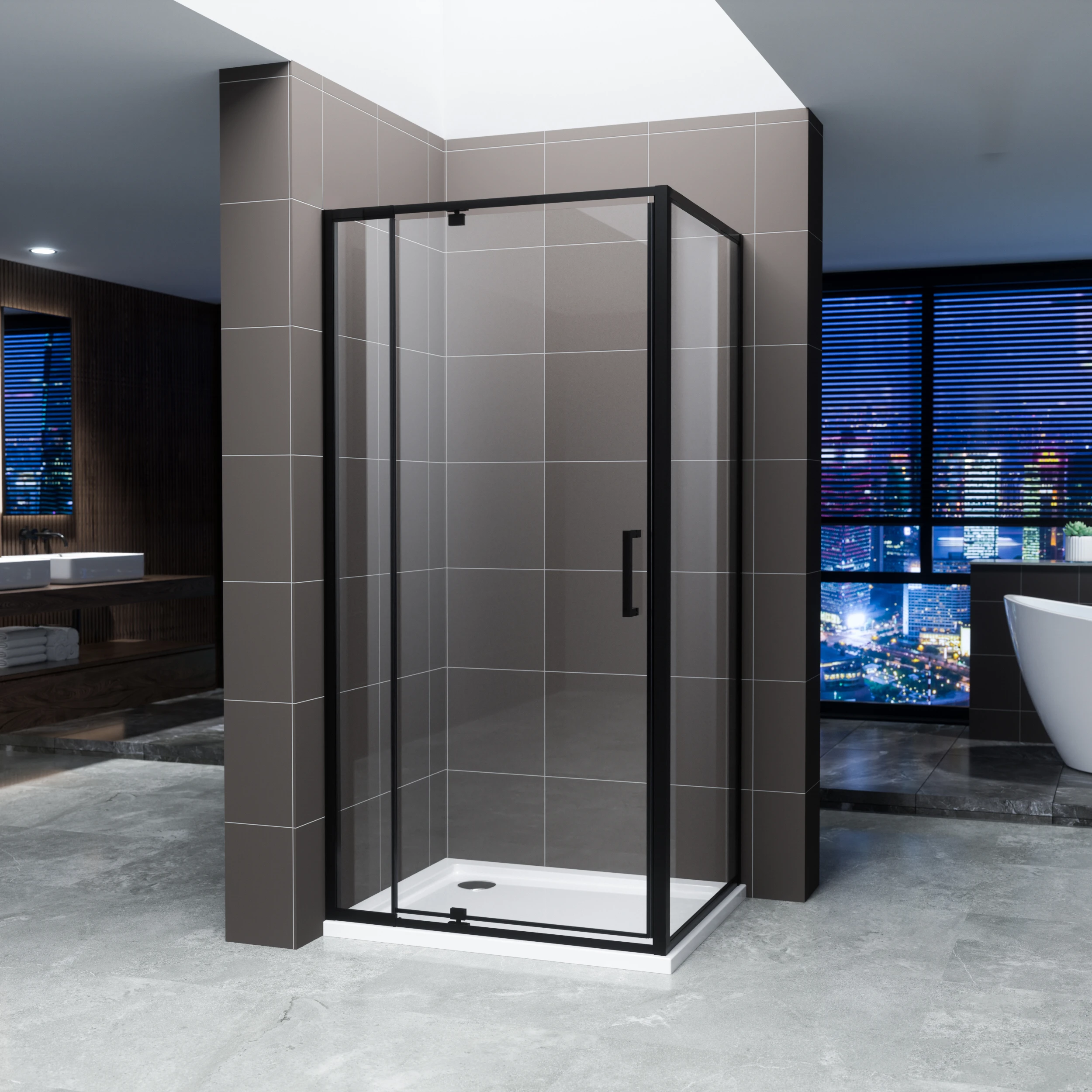 Square Sliding glass shower  room shower door  Shower enclosure A-12P