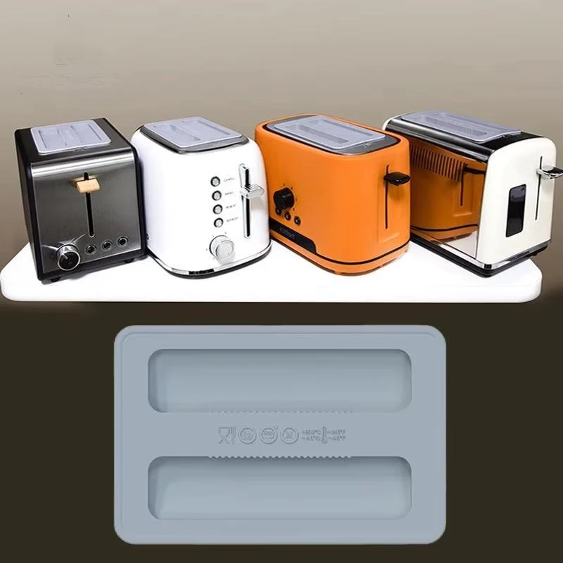 Silicone Toaster Dust Cover Breakfast Machine Cover Electric Toaster Silicone Lid Protective Kitchenware Cover Toaster Upper Lid