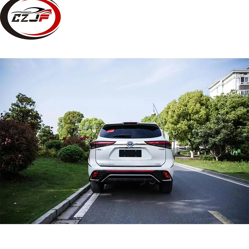 CZJF Good price for Toyota Highlander 2022 change to LC300 model auto body systems include front bumper with grille rear