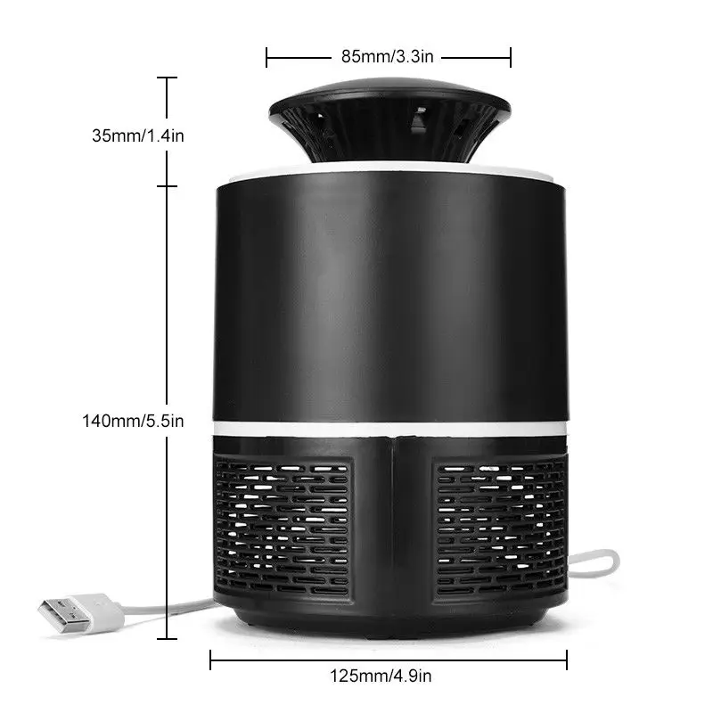 
2020 New USB Powered Kills Mosquito Products UV LED Electronic Waterproof mosquito repellent Trap lamp 