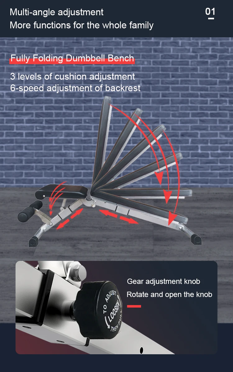 sport bench adjustable
