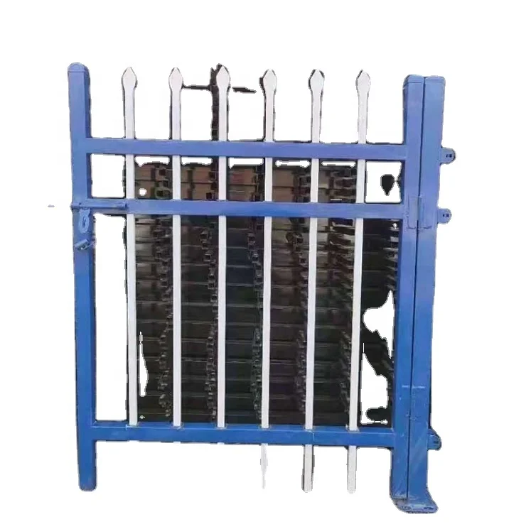 OEM European Market Galvanized Garden Outdoor Zinc Metal Fences Customized Link Steel Frame From China