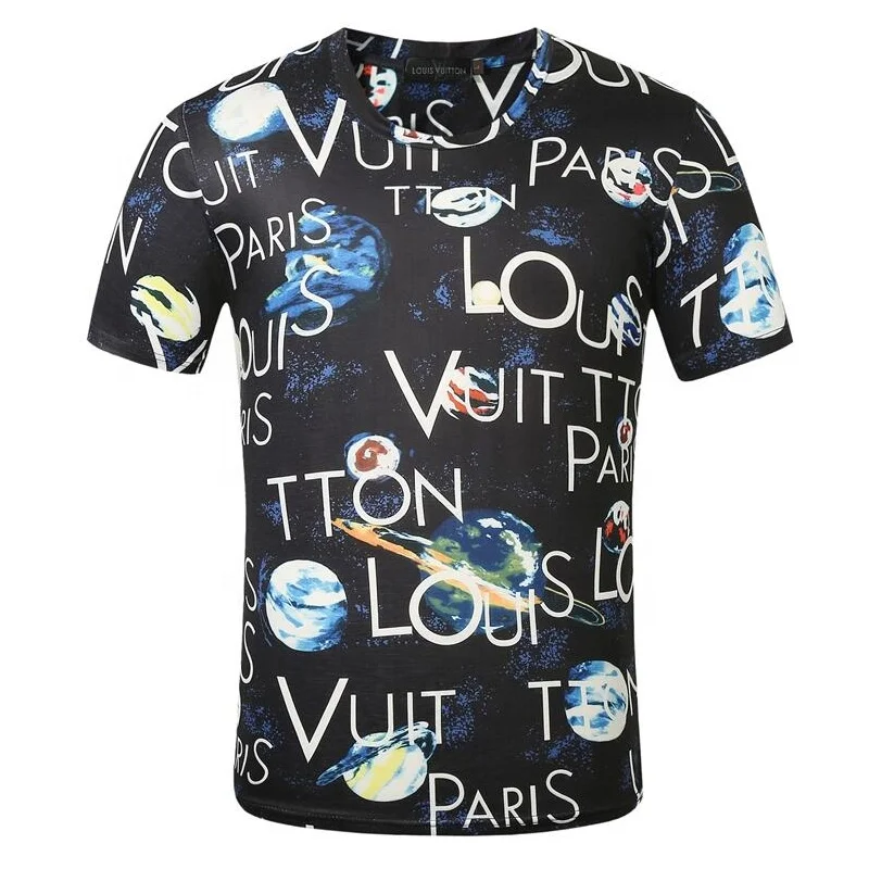 New Model 2021 OEM 3D Cotton Full Sublimation Printed Screen Men T Shirt