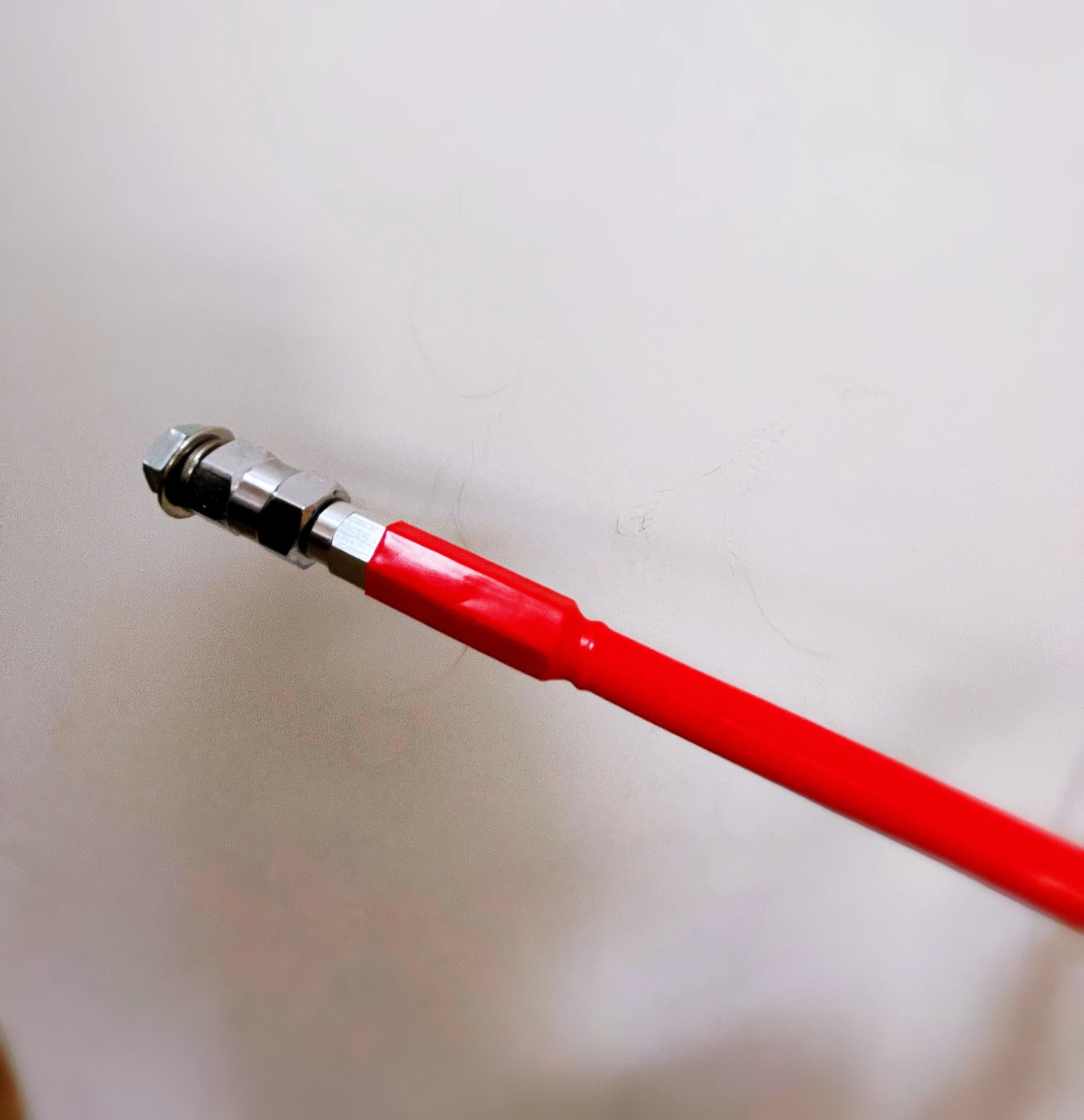 customized color fiberglass flag pole with mental connector