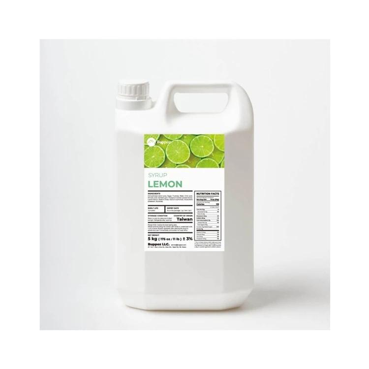 Factory wholesale high quality 2021 Premium Lemon Flavor Fruit Concentrate Syrup