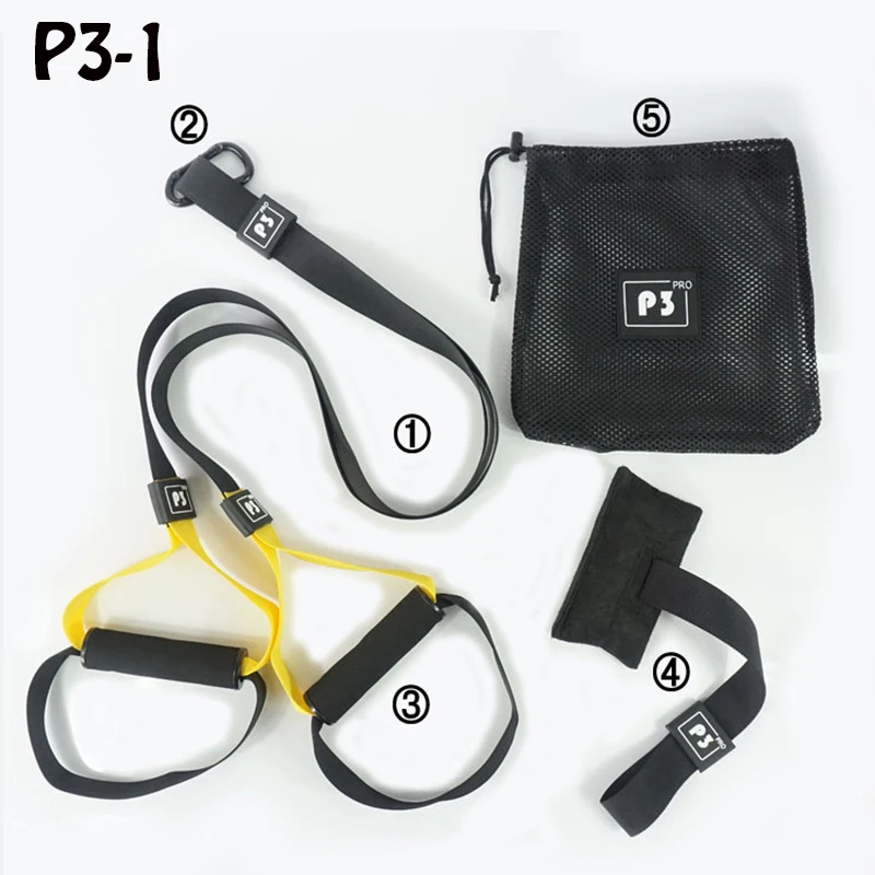 Adjustable Fitness Hanging Ab Slings Pull Straps Arm Support Abdominal Strength Weight Lifting Suspension Trainer