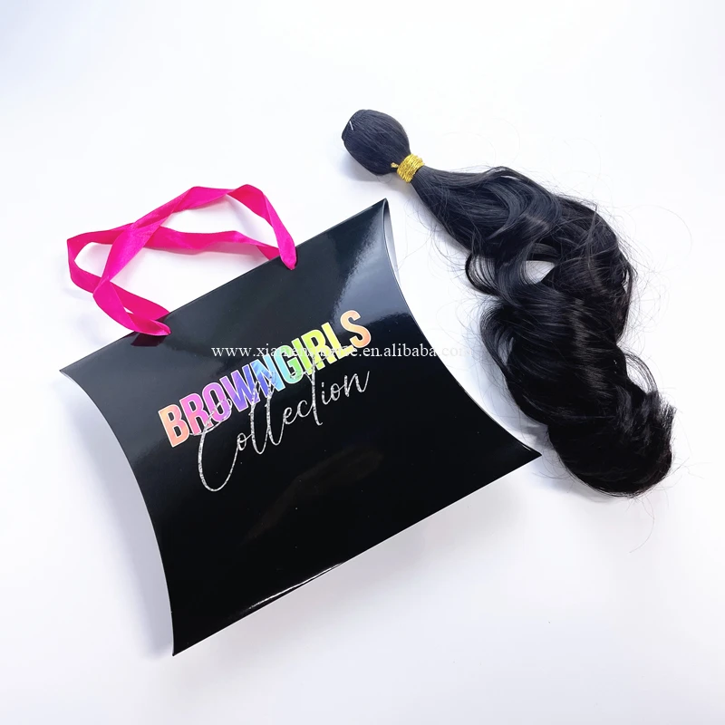 Logo printing Amazing design elegant packing hair boxes hair packaging boxes wig box