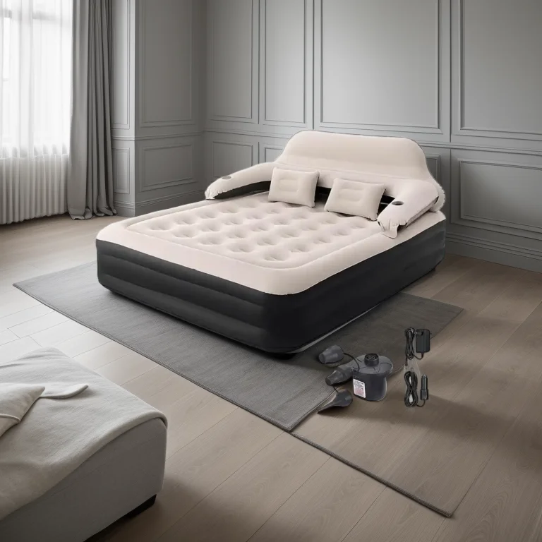 Automatic Inflatable Bed King Size Camping Air Mattress With Built-In Pump Inflatable Air Mattress