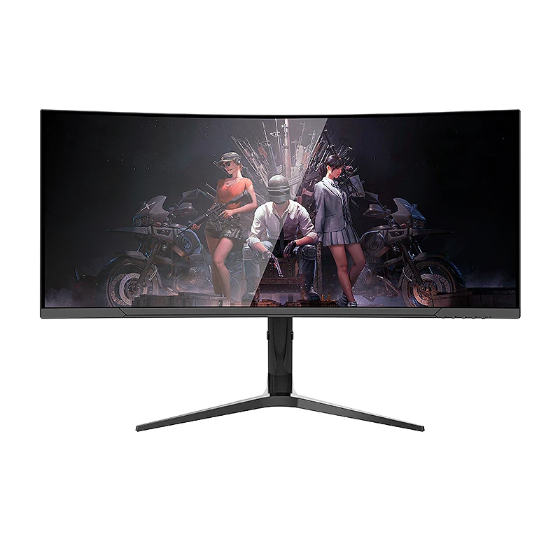 Custom logo oled 34 inch curved gaming monitor 4k resolution 2ms HDR desktop pc monitor 144hz