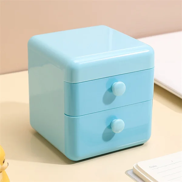 Large Capacity Rotary Plastic Box Desktop Multi-function storage organize for Makeup Brush Holder
