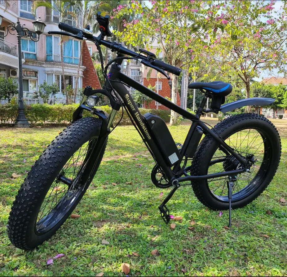 custom new cheap 26 inch  500W 48V brushless mountain bike mtb electric bike