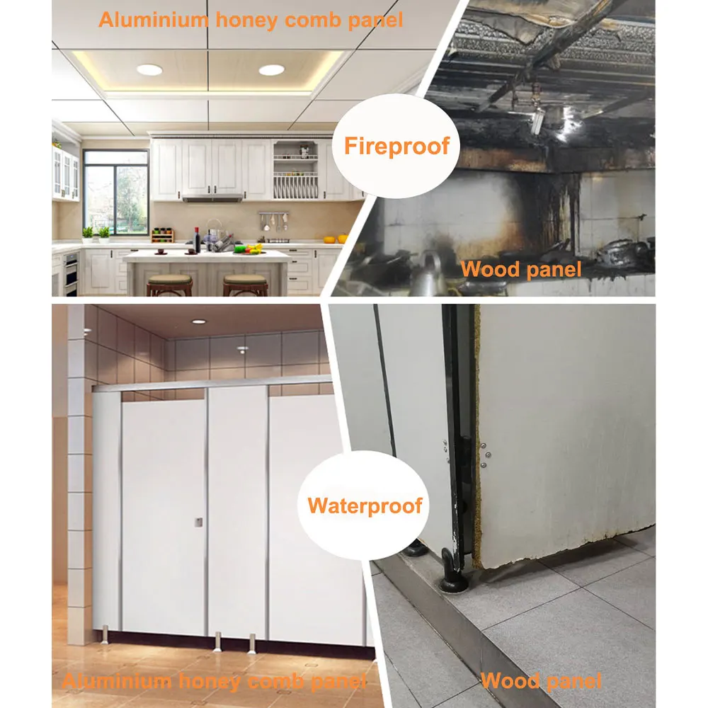 High-quality aluminum ceiling wall panel, lightweight, glue-free, recyclable honeycomb aluminum panel