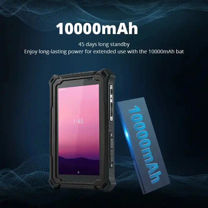 T71X Drone Industrial Ruggedized Android 2600nit Tablet 7 Inch 8GB + 128GB Touch Screen 10000mAh Battery