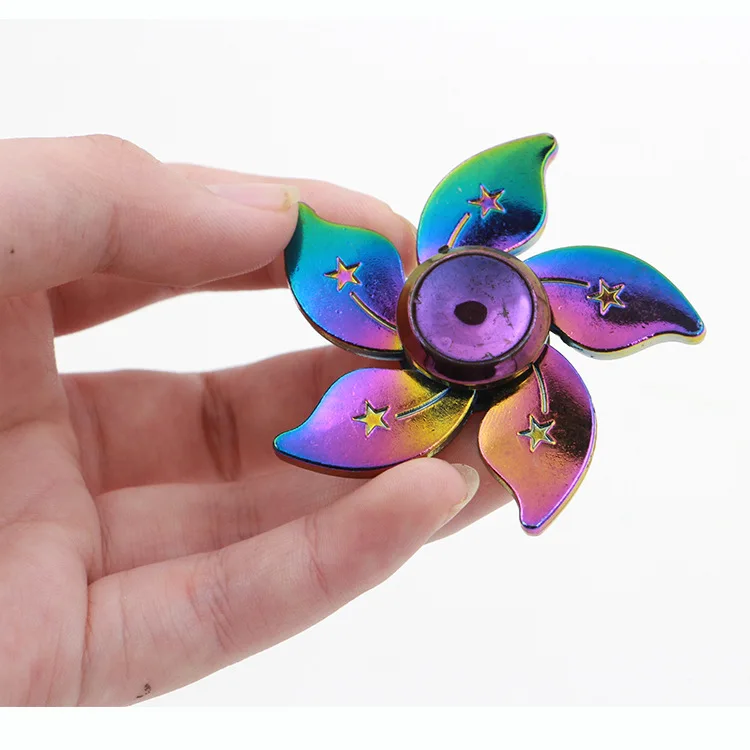 Hand Spinner Office Man Round Fidget Gyro Anxiety Relief Stress EDC Focus Finger Toys for Children Spinners