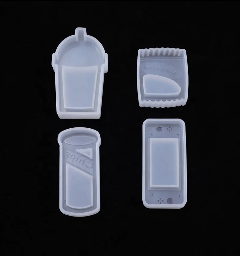 Shaker Silicone Mold DIY Resin Jewelry Findings Pendant Accessory Handmade Water Injection Candy Cookies Resin Mold