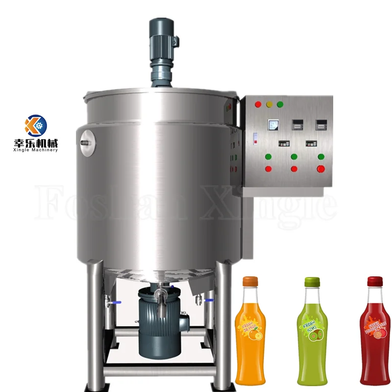 Automatic Toothpaste Emulsifying Shaving Electric Chocolate Mixer Dialysis Concentrate Mixing Steam Heating Jacketed Tank