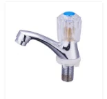 New Design Lower Price Top Polished ABS Handle Fast Open Brass Basin Faucet Water Tap