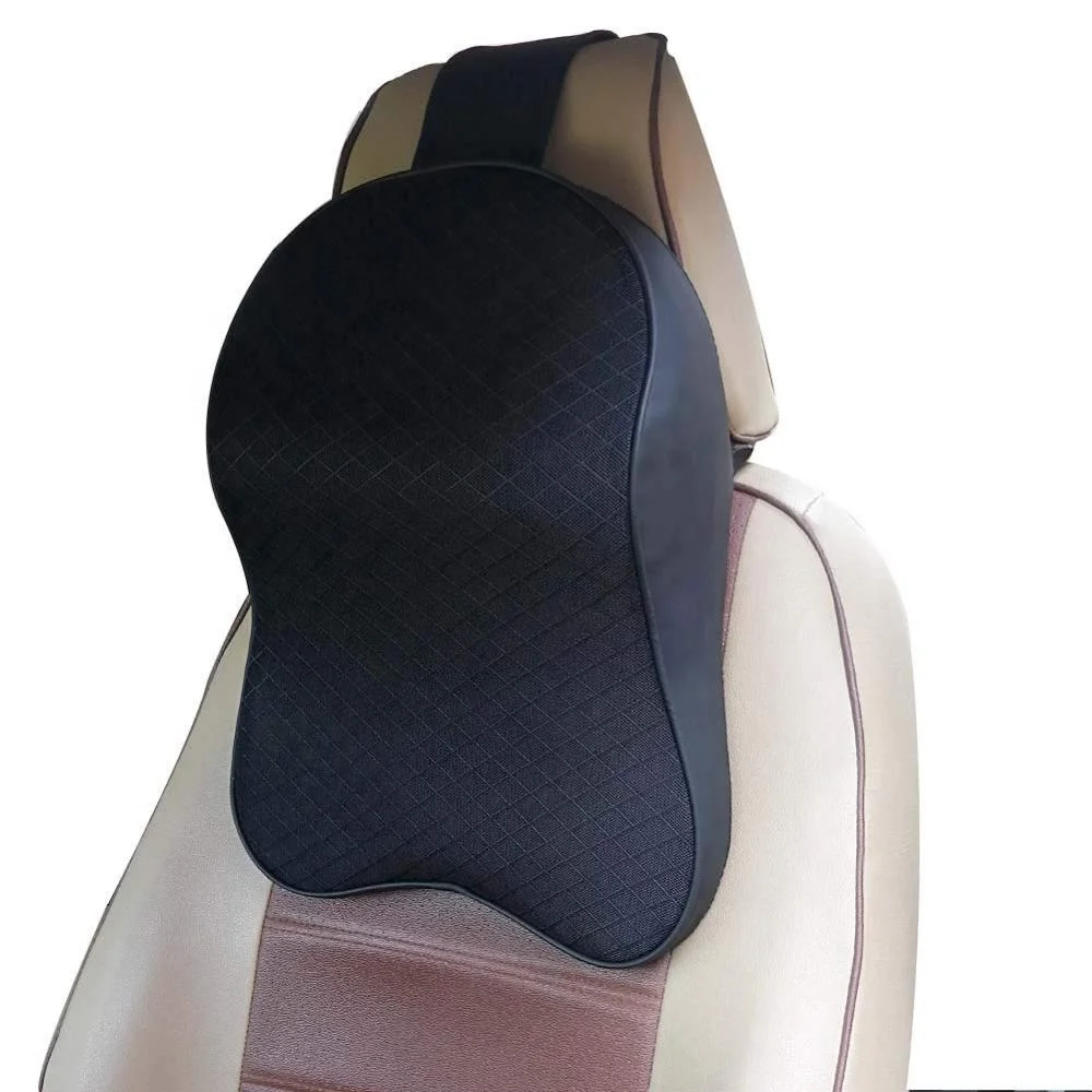 Ergonomic head rest memory foam pillow /cervical car headrest pillow