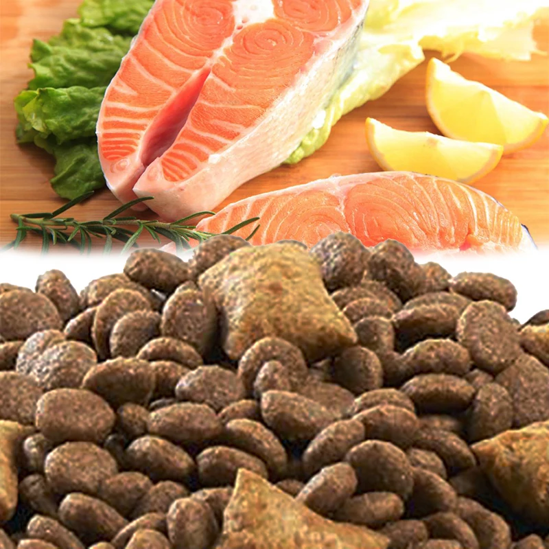 Индивидуальный корм для домашних животных упаковка лосось/Тунец/куриная формула сухой кошек