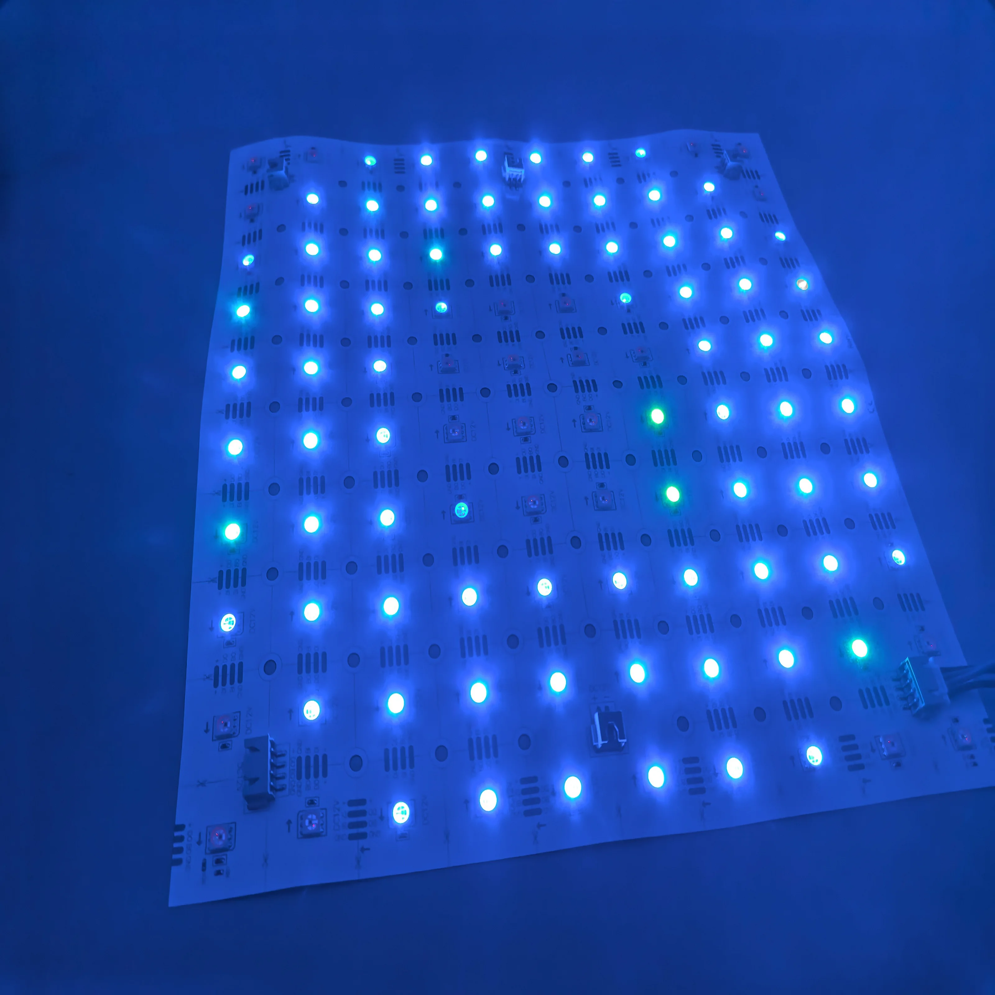 Гибкая 12 В волшебная мечта цветная резная 100 светодиоды SMD 5050 изогнутый пиксель светодиодная световая панель для экрана Imagic Parrern