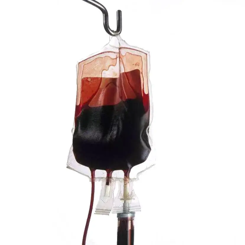 450ml 500ml medical single triple plasma collection blood bag