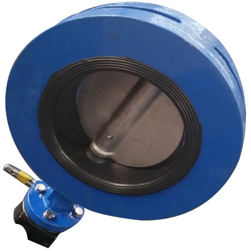 D343H-10C flange gear operated cast iron  butterfly valve
