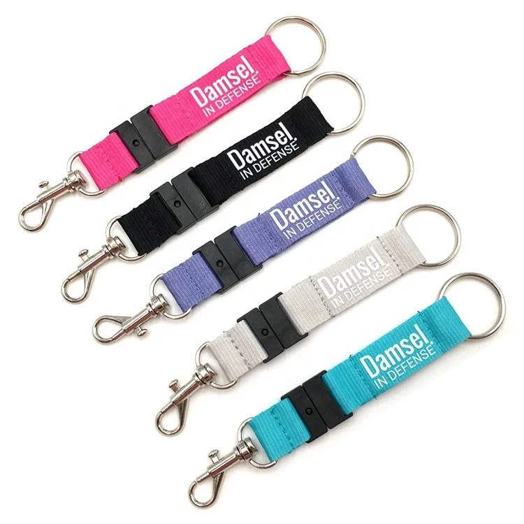 
OEM Supply Dye Sublimation Printing Short Lanyards With Lobster Clip 