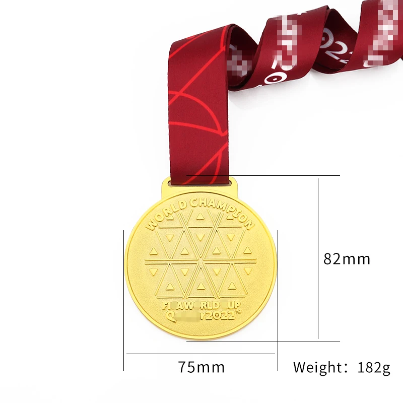 In stock 2022 world champions  medals metal sports medal custom metal medals