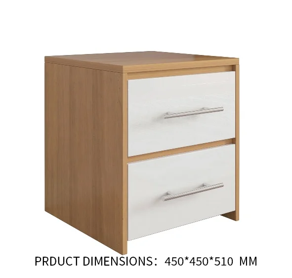 Dropshiping Modern Mdf Wooden Luxury Black Nightstand Table for Bedroom Furniture