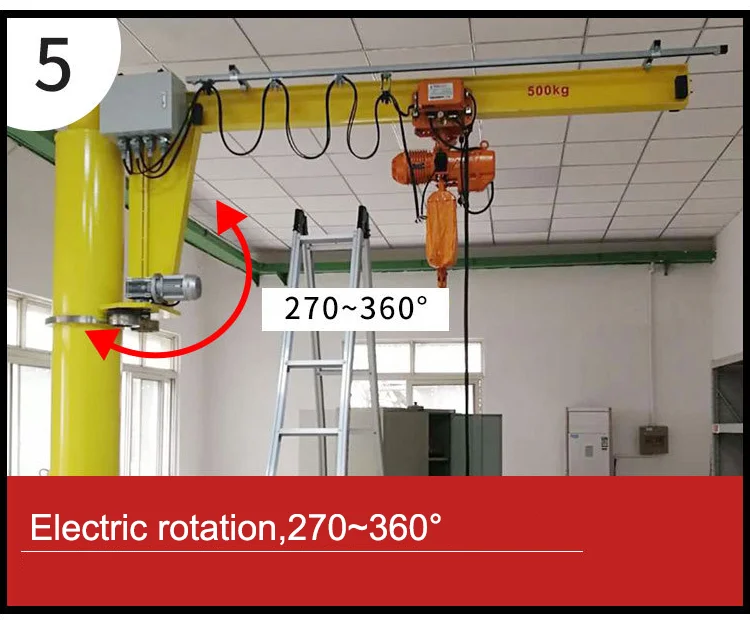 Kino crane 40 ton widely use 360 rotating portable mobile jib crane