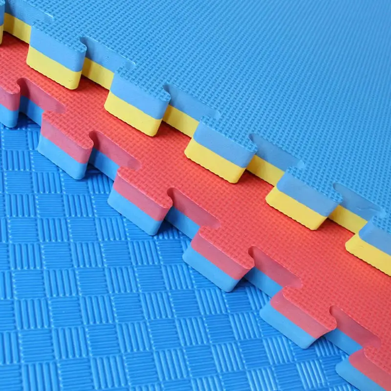 New Tasteless Anti Falling Foam Splicing 2-5cm Thick EVA+PE Karate Judo Taekwondo Floor Mat