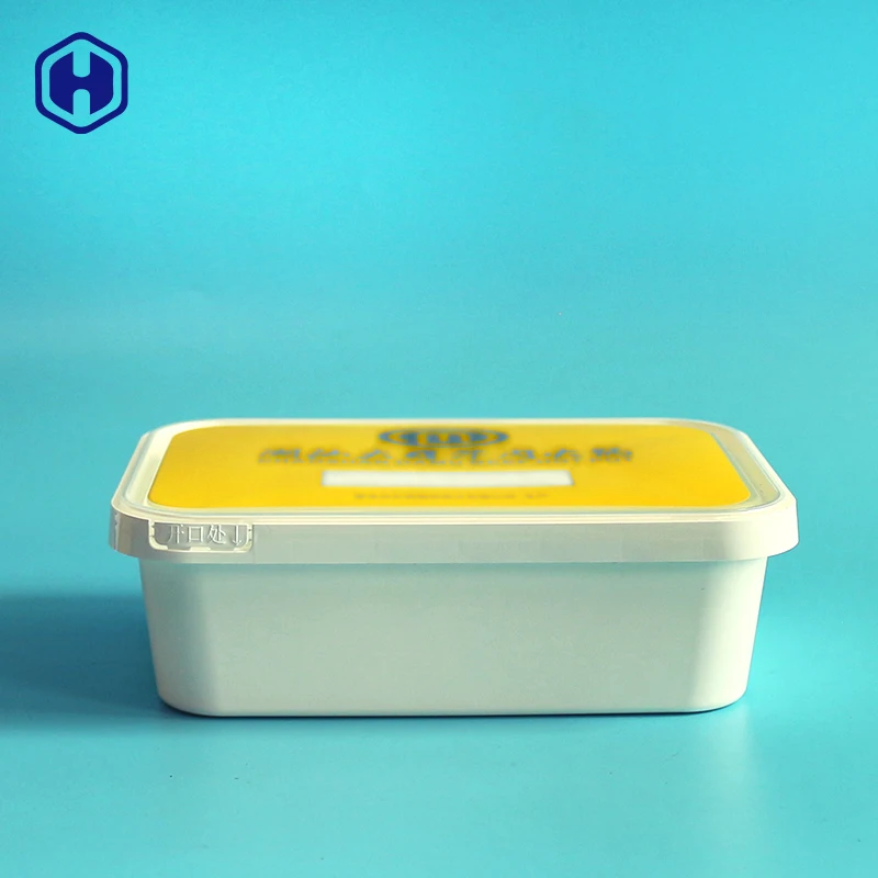 Custom high temperature setrilization hot filling plastic PLA disposable IML biodegradable food container