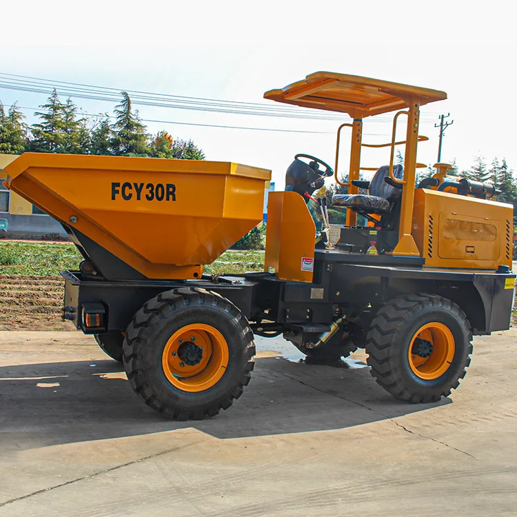 FCY30R 3ton 180 degree rotary site dumper truck for sale