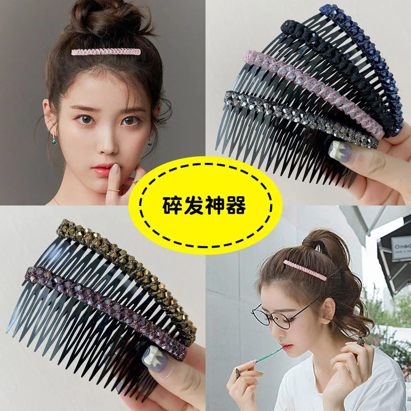 
Hand Tools Korean ins hairpin bangs card back of head comb insert top clip Sen fairy super headdressSocket 