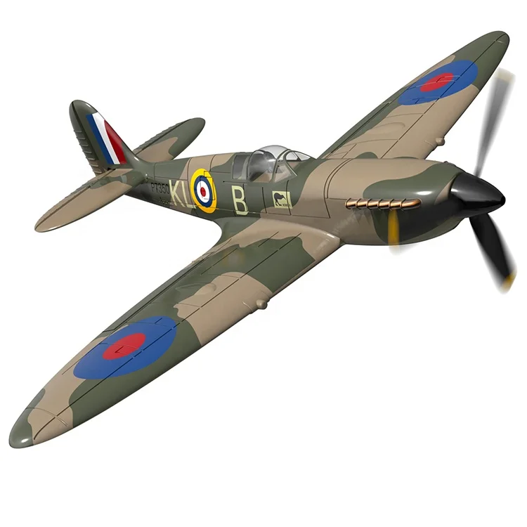 VOLANTEX Spitfire радиоуправляемый самолет 2 4 ГГц 4-х осевой гироскоп РТФ Электрический уличный радиопульт дистанционного управления Истребитель модель самолета