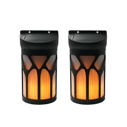 Manufacturer Custom Wholesale Solar Flame Lamp for Garden Patio Pathway