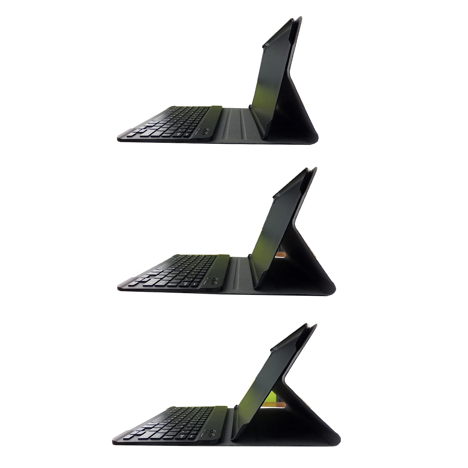 Shockproof PU Leather Tablet Case Extended Voltage Sticker Leather Tablet Case With BT Keyboard For Ipad