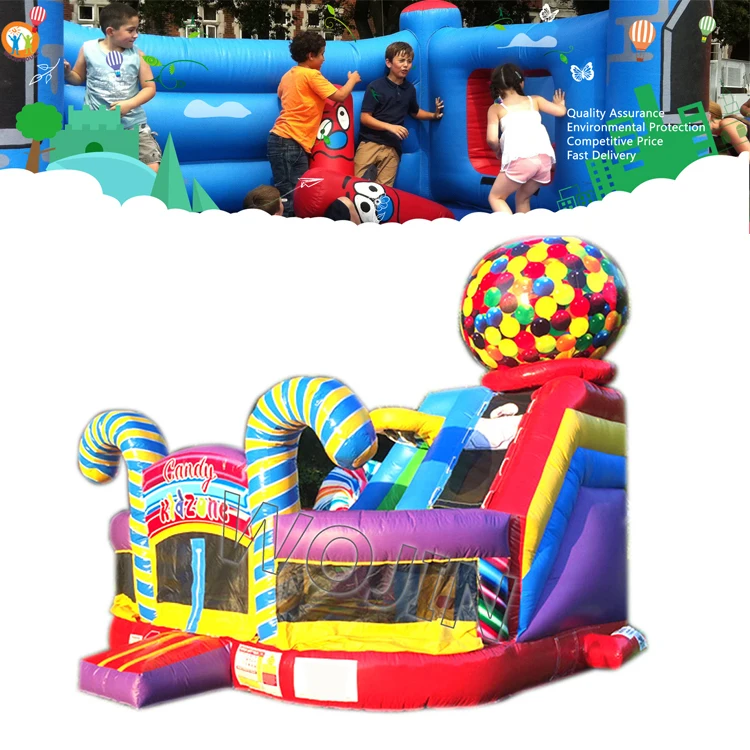 inflatable Candy kidzone park bouncy house