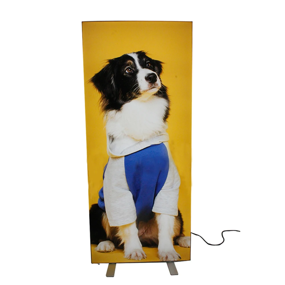 Modern Single Side Backlit Pharmacy Stand Trade Show Display Scrolling Led Box Advertising Light Box