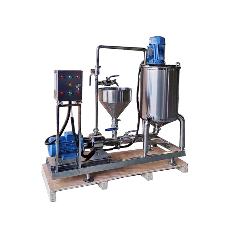 Stainless steel SUS316l China manufacture  Mixing Tank Cream Blender Heating Mixer Vacuum Homogenizer emulsifying mixing tank