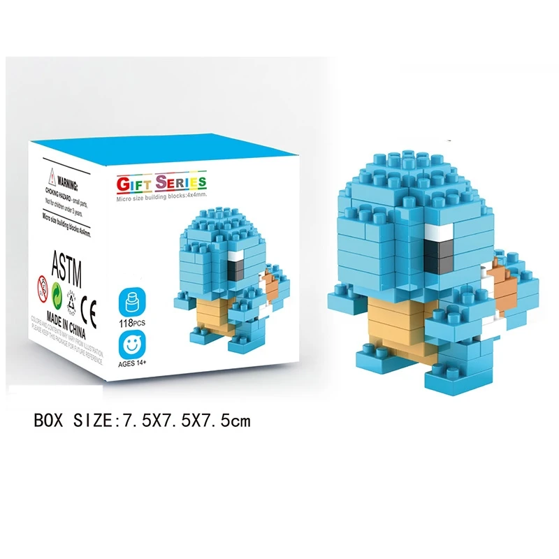 Детский пластиковый конструктор BW Pocket Monster, обучающие игрушки