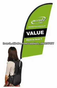 2020 горячая распродажа рекламный ходьба афиша улица рюкзак рамка флагшток для рекламы дисплей